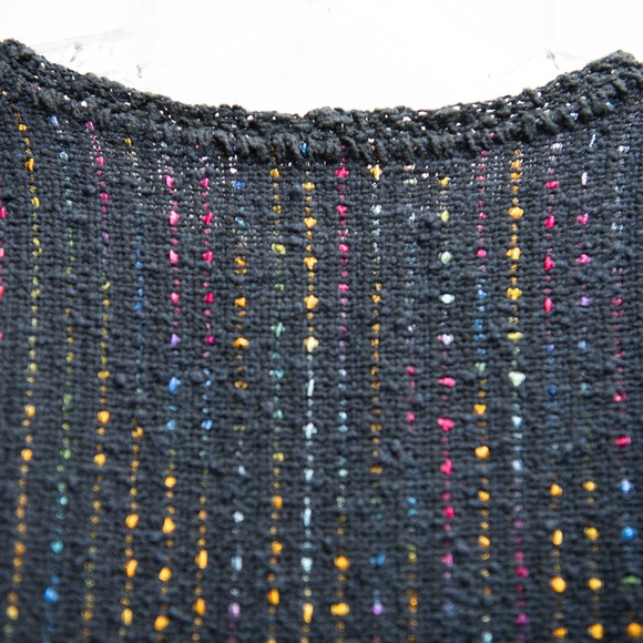 Carol Pritcher VTG Hand Knit Sweater Wearable Art Granola Girl Hippie Earth Boho - Picture 4 of 5